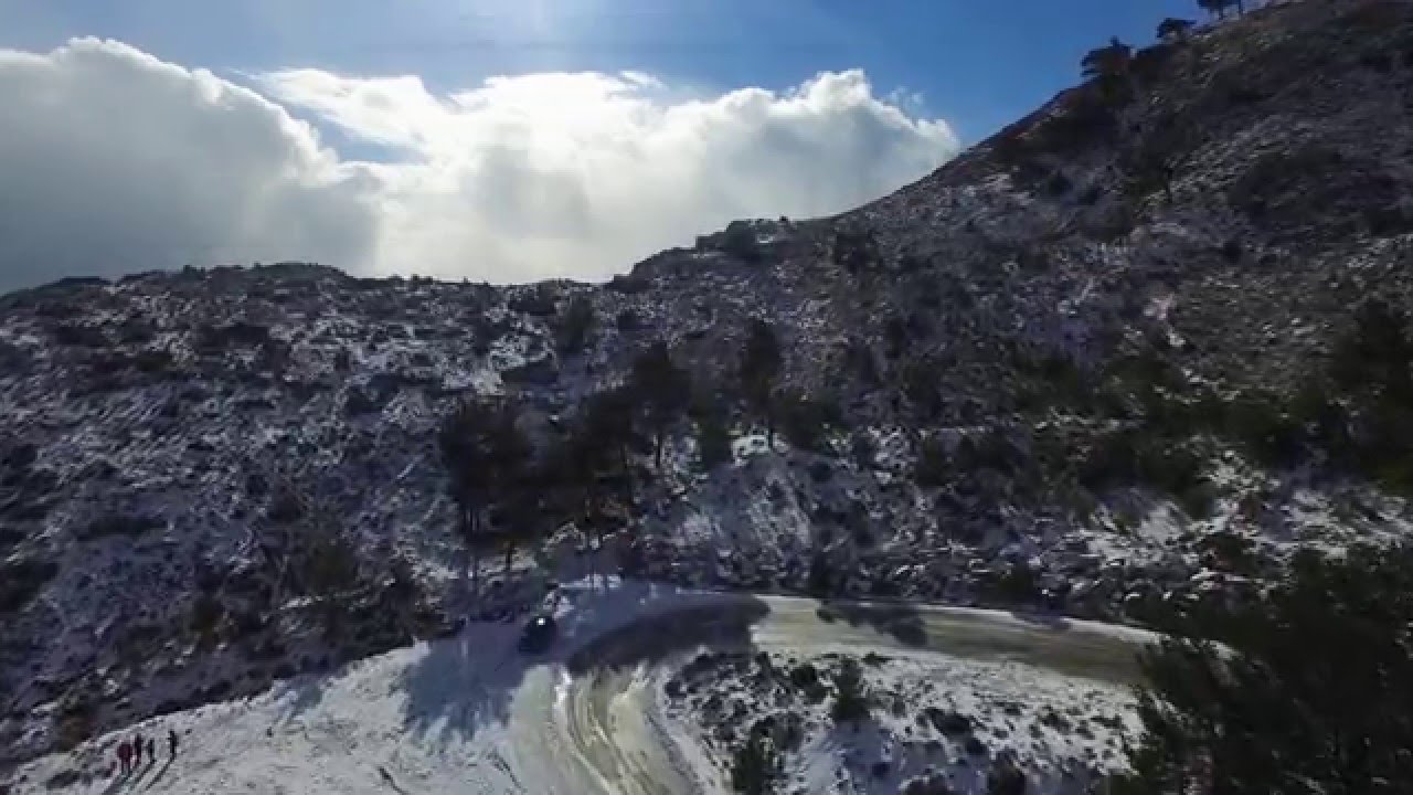 SNOW DAY AT CHIOS WITH DRONE