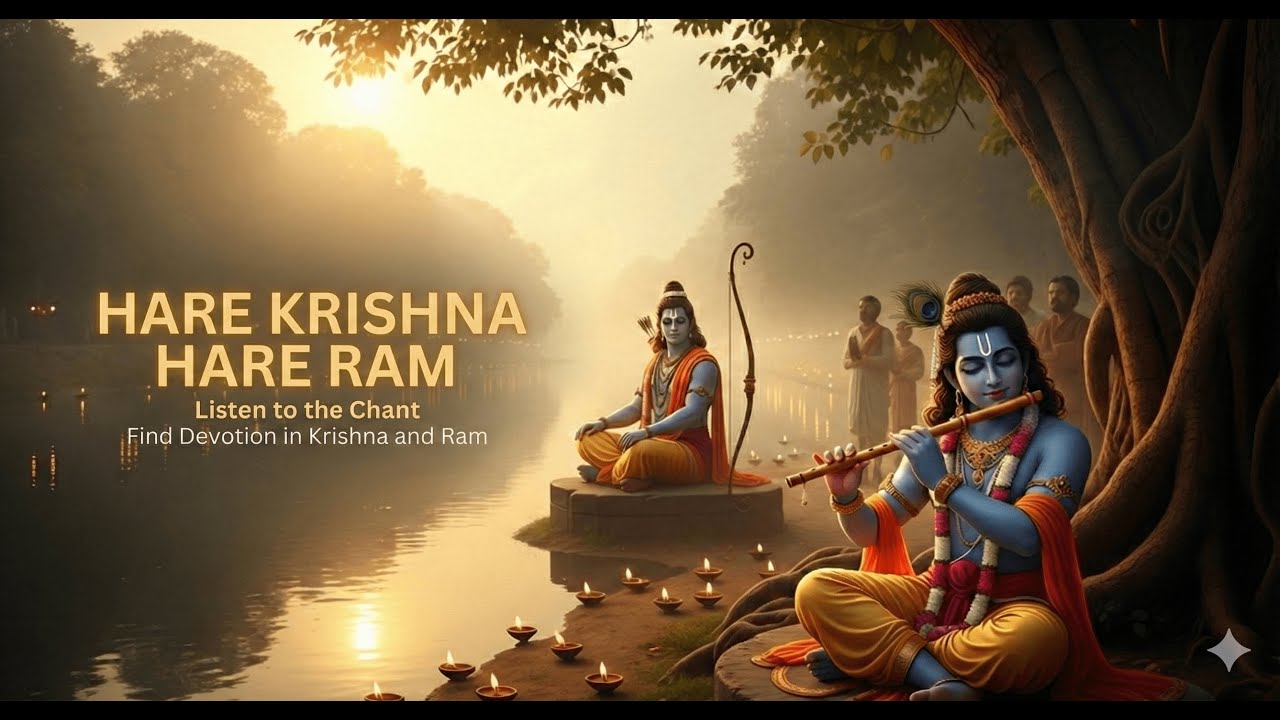 Hare Krishna Hare Ram 🙏 | Peaceful Devotional Chant | Calm Mind & Soul #harekrishna #harerama