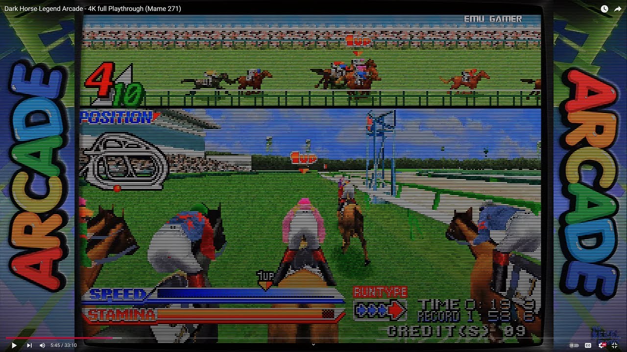Dark Horse Legend Arcade - 4K full Playthrough (Mame 271)