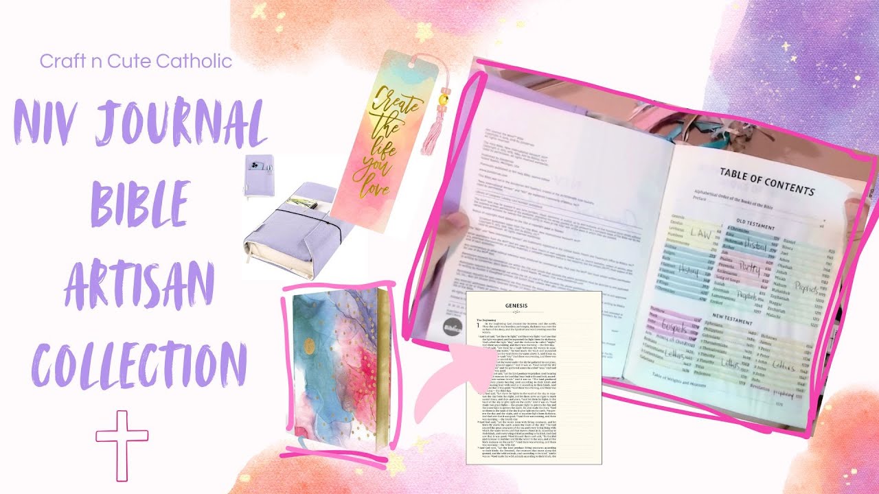 NIV, Artisan Collection Bible for Girls bible review #biblereview #bible #jesus #journalingbible