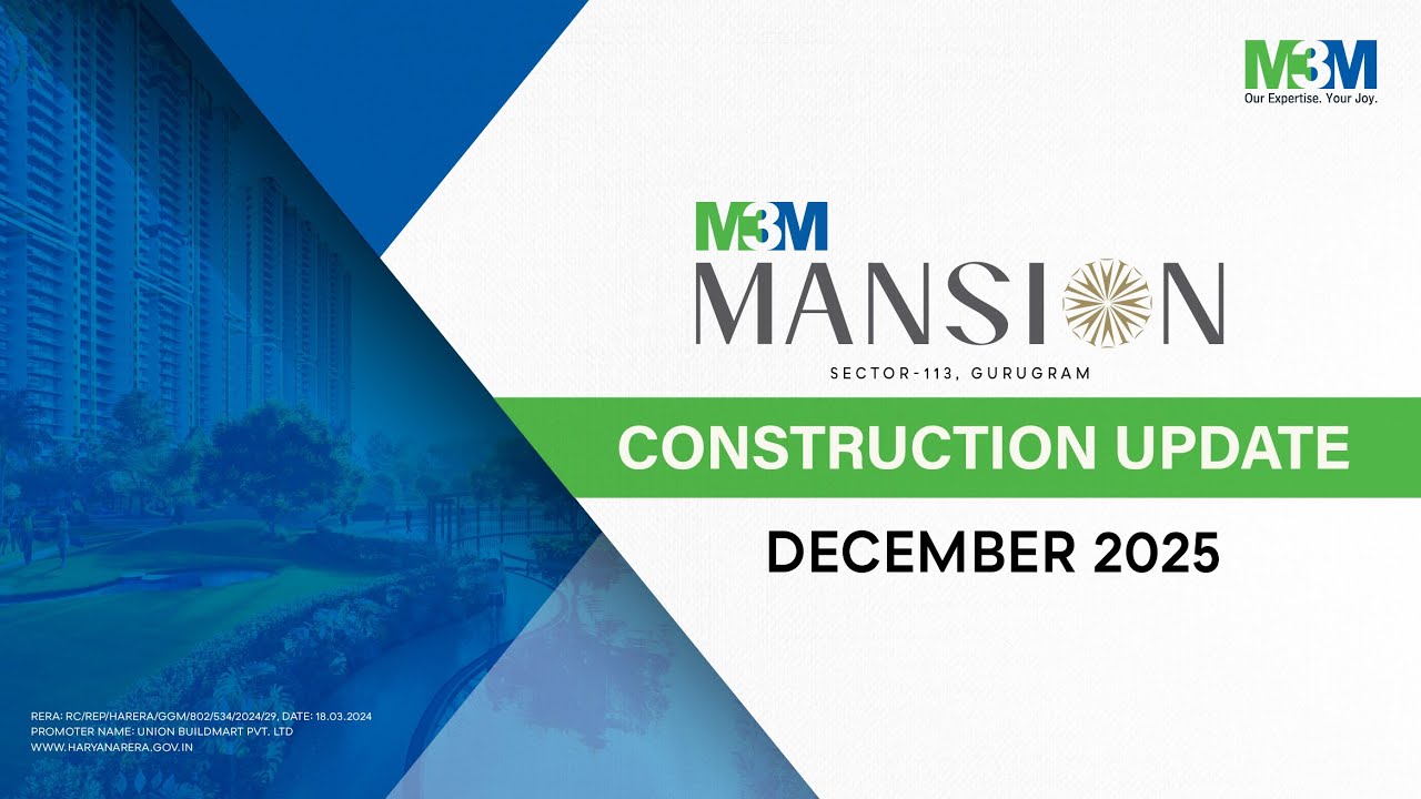 M3M Mansion &ndash; Construction Update December 2025