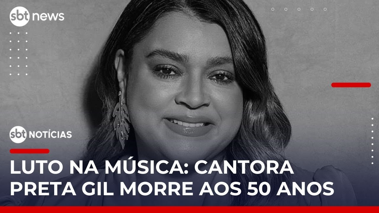Cantora Preta Gil morre após longa batalha contra o câncer | #SBTNoticias