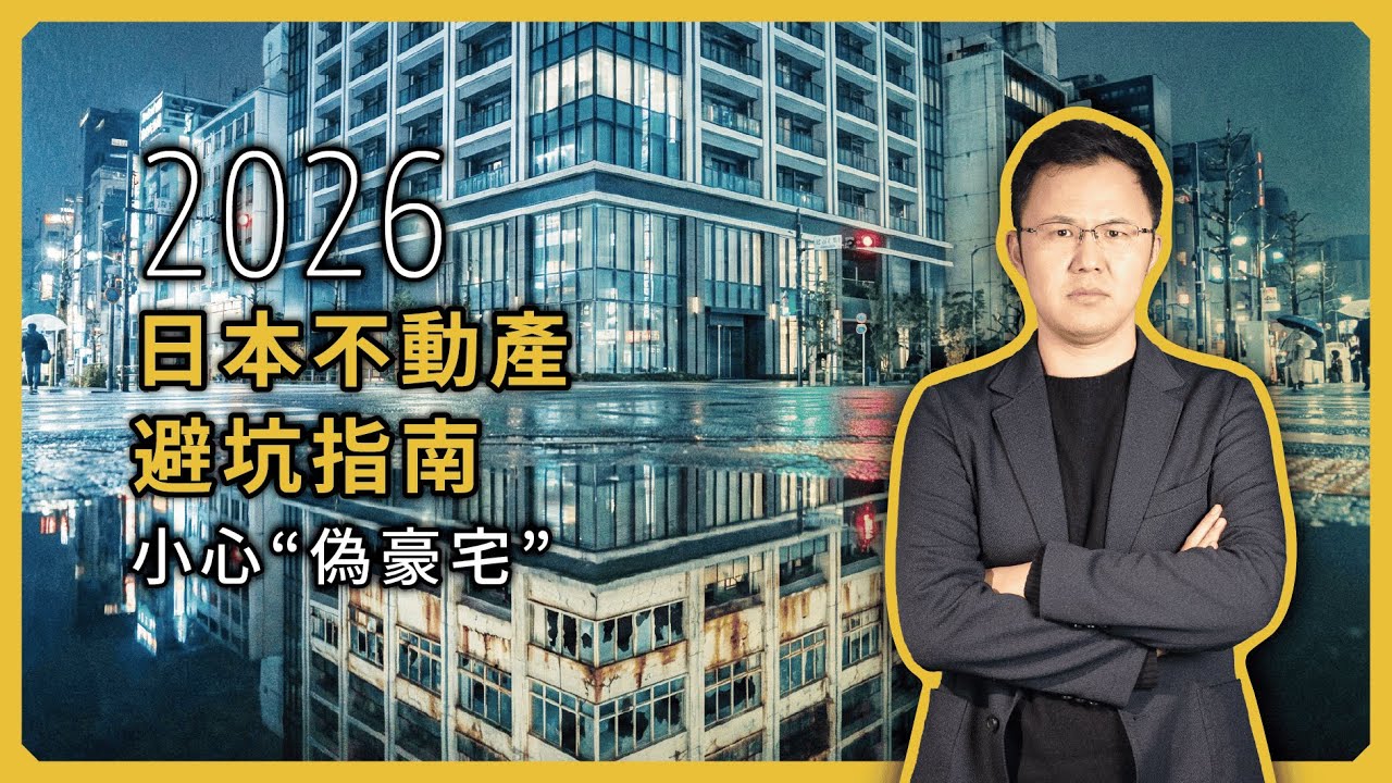 2026年日本不動產投資指南：東京大阪京都白馬豪宅與旅遊不動產要怎麼投？有沒有泡沫？｜日本塔樓公寓｜日本豪宅｜日本不動產｜黑岩の投資指南 - EP043
