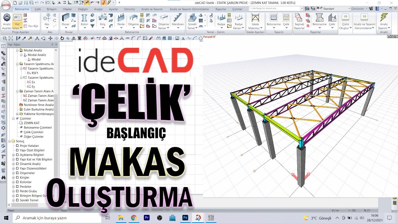 ideCAD Statik | MAKAS Oluşturma ✔ | #11