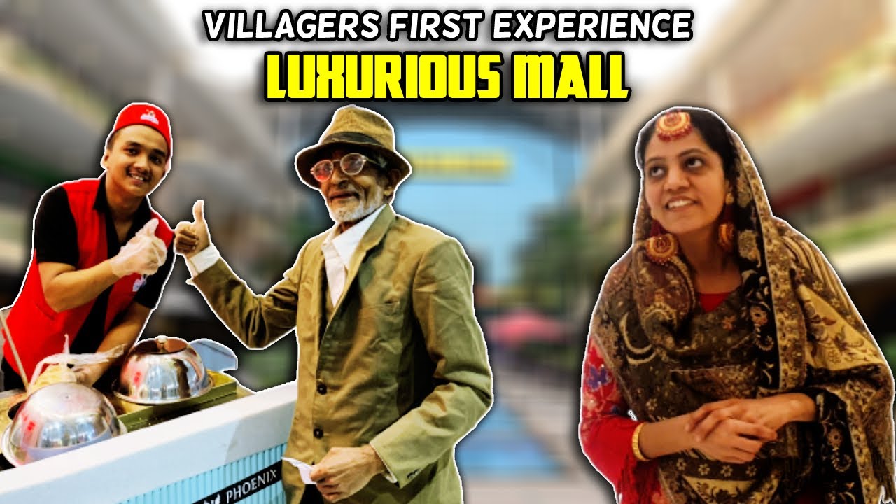 Villagers Visit A Luxurious Mall For First Time ! Tribal People Visit A Luxury Mall First Time