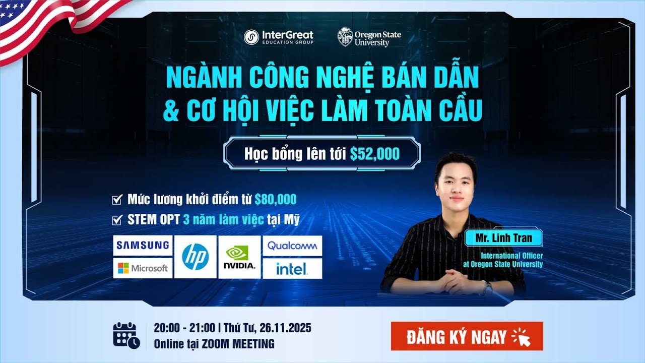 WORKSHOP: NGÀNH CÔNG NGHIỆP BÁN DẪN & CƠ HỘI VIỆC LÀM TOÀN CẦU
