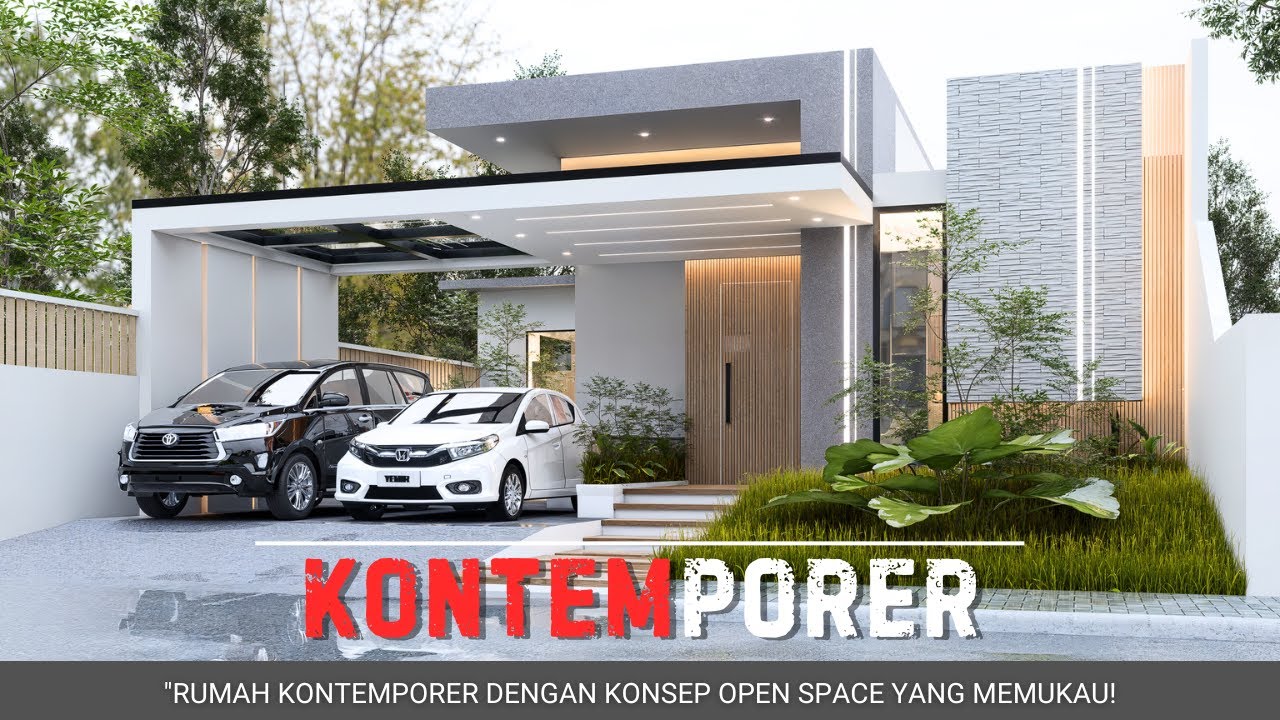 RUMAH KECIL DAN MODERN || KONSEP KONTEMPORER YANG SUPER ESTETIK & COZY