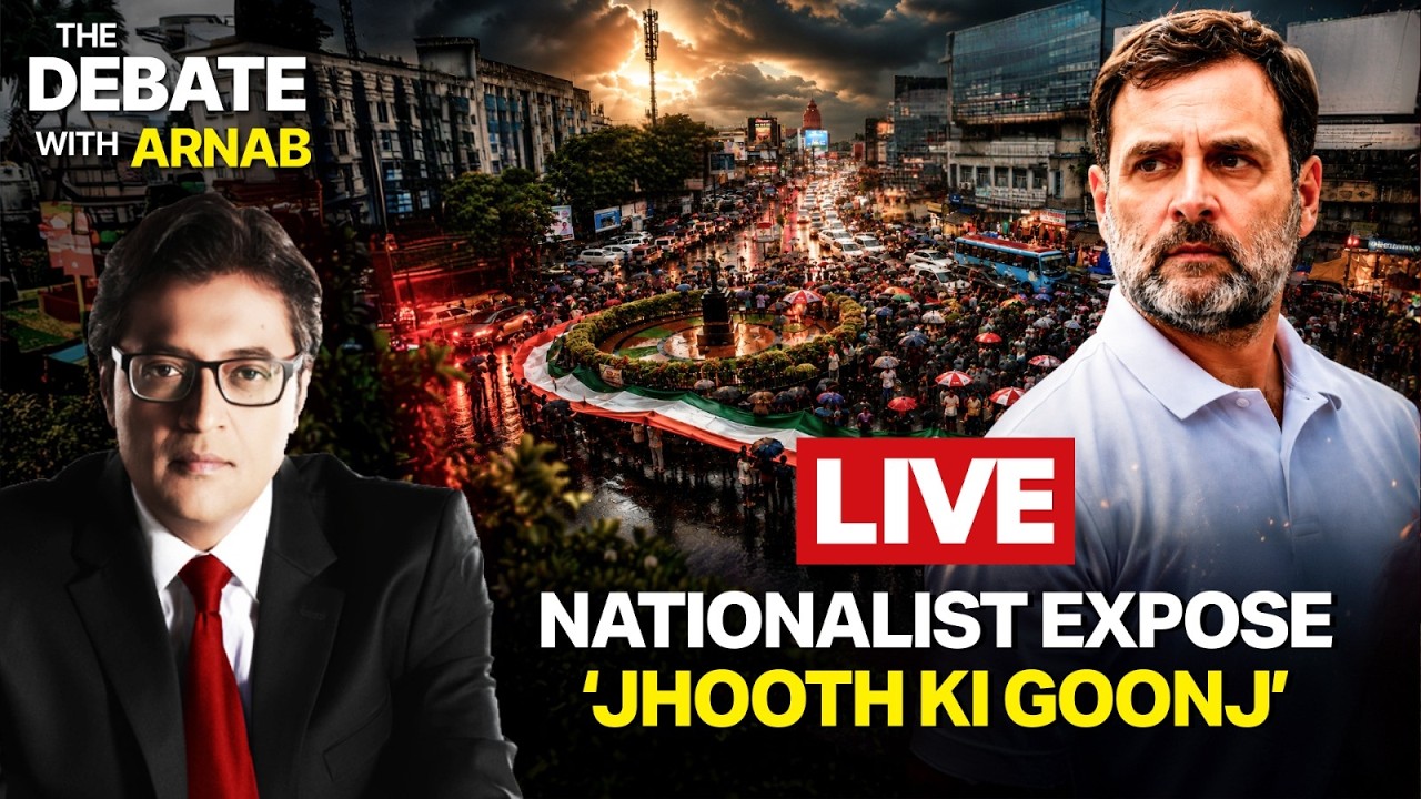 Debate With Arnab LIVE: Congress &lsquo;Jhooth Ki Goonj&rsquo; Exposed, Nationalist Vs Cong Gen Z