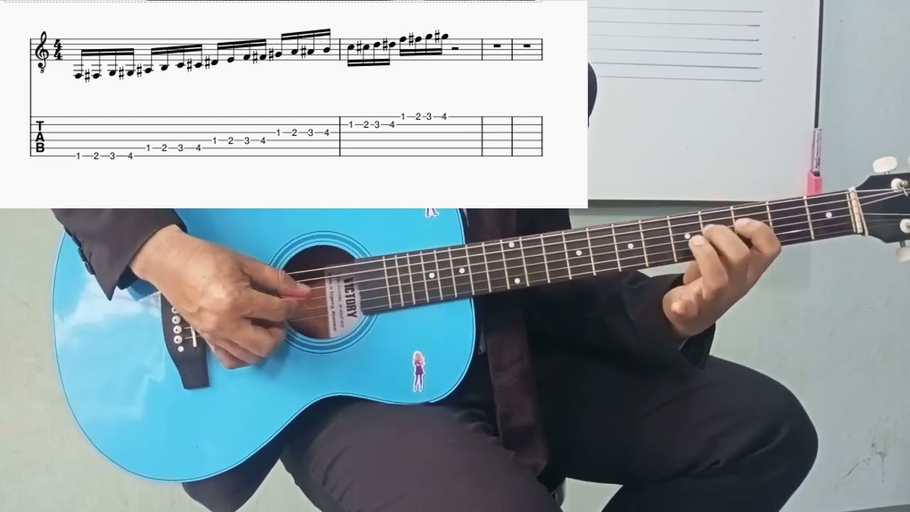 ဂီတာ အခြေခံ လက်ချောင်းလေ့ကျင့်ခန်း ၁ Guiter Basics 1
