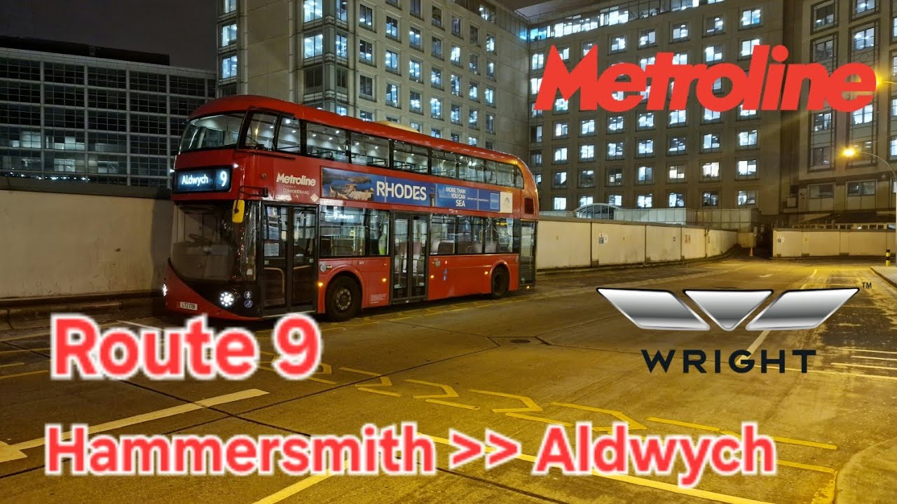 Metroline Route 9 Hammersmith to Aldwych LT751 LTZ1751