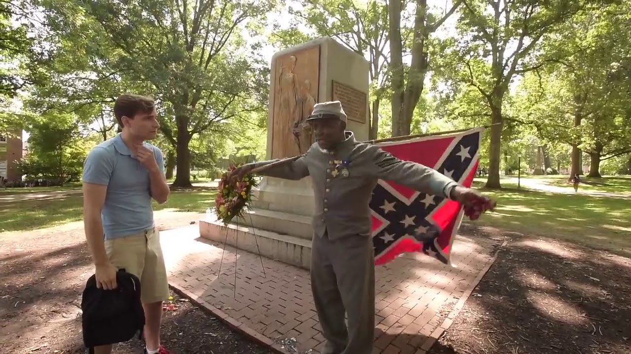 Supporter of Silent Sam not so silent at UNC