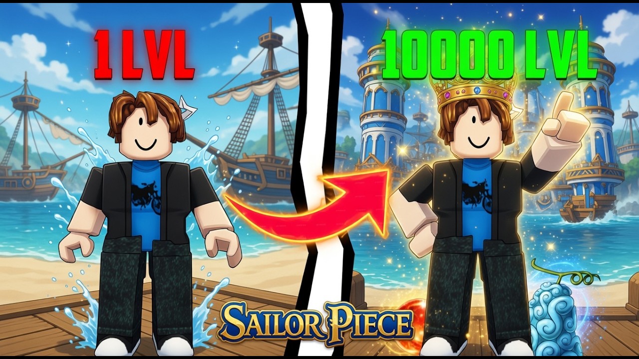ОТ НУБА ДО ПРО #1 ПОЛУЧИЛ СУКУНУ И МНОГО ДРУГОЕ В SAILOR PIECE