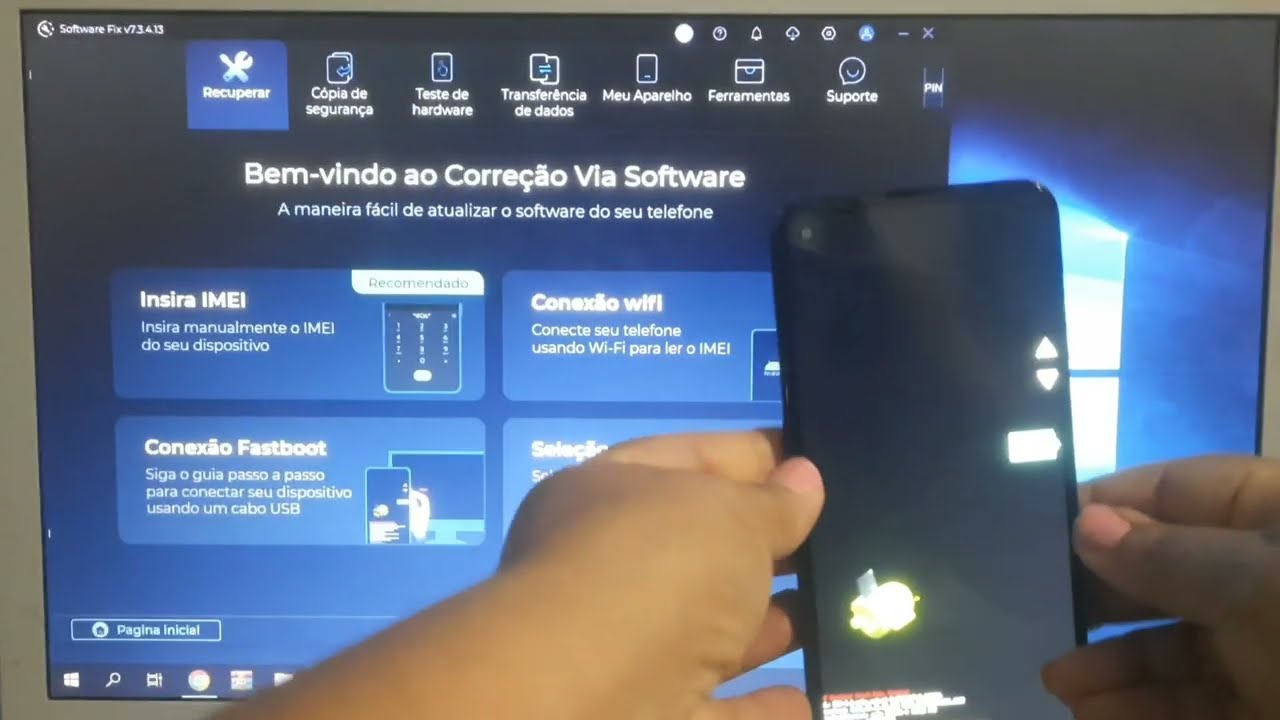 Instalando rom do Moto G9 power para resolver Bug no sistema.