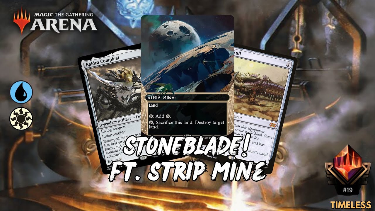 Stoneblade now with Strips! | UW Stoneblade | MTG Arena Mythic Timeless Bo3 Ranked