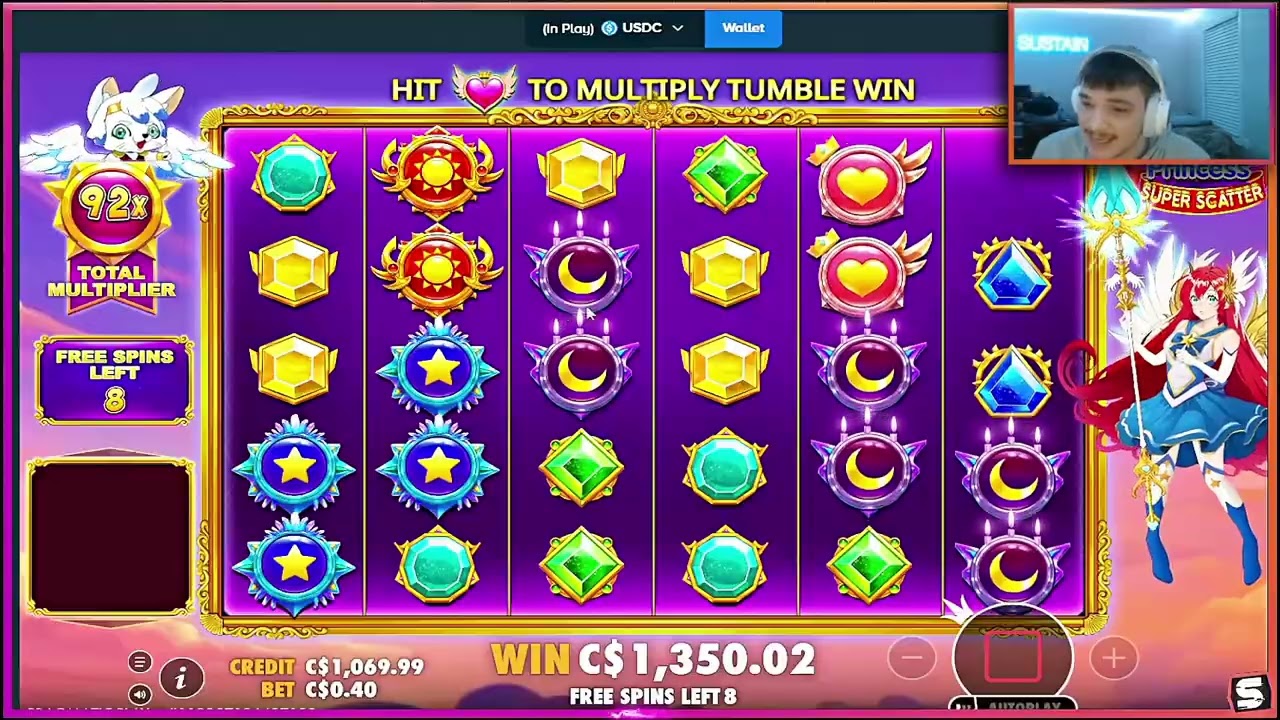 Starlight Princess Super Scatter Slot Huge Win by Pragmatic Play