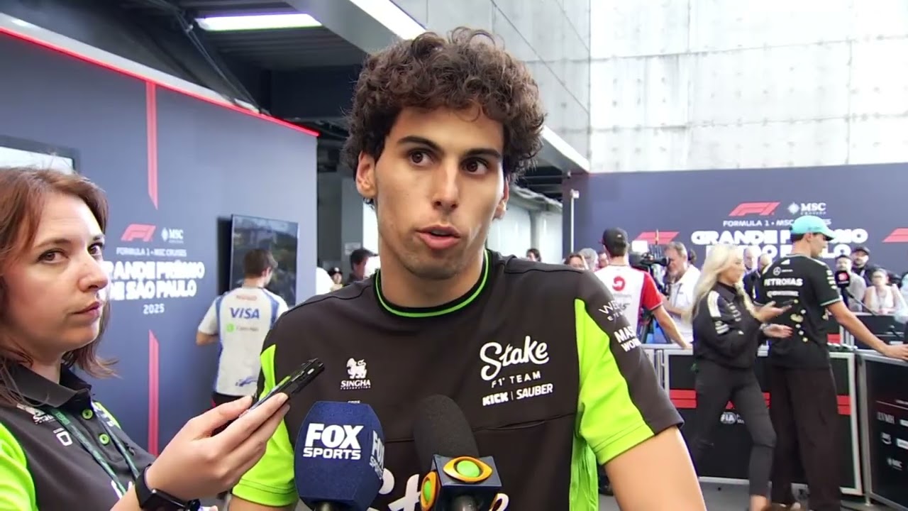 GABRIEL BORTOLETO FALA AP&Oacute;S ACIDENTE SOFRIDO NA CORRIDA SPRINT | F&Oacute;RMULA 1