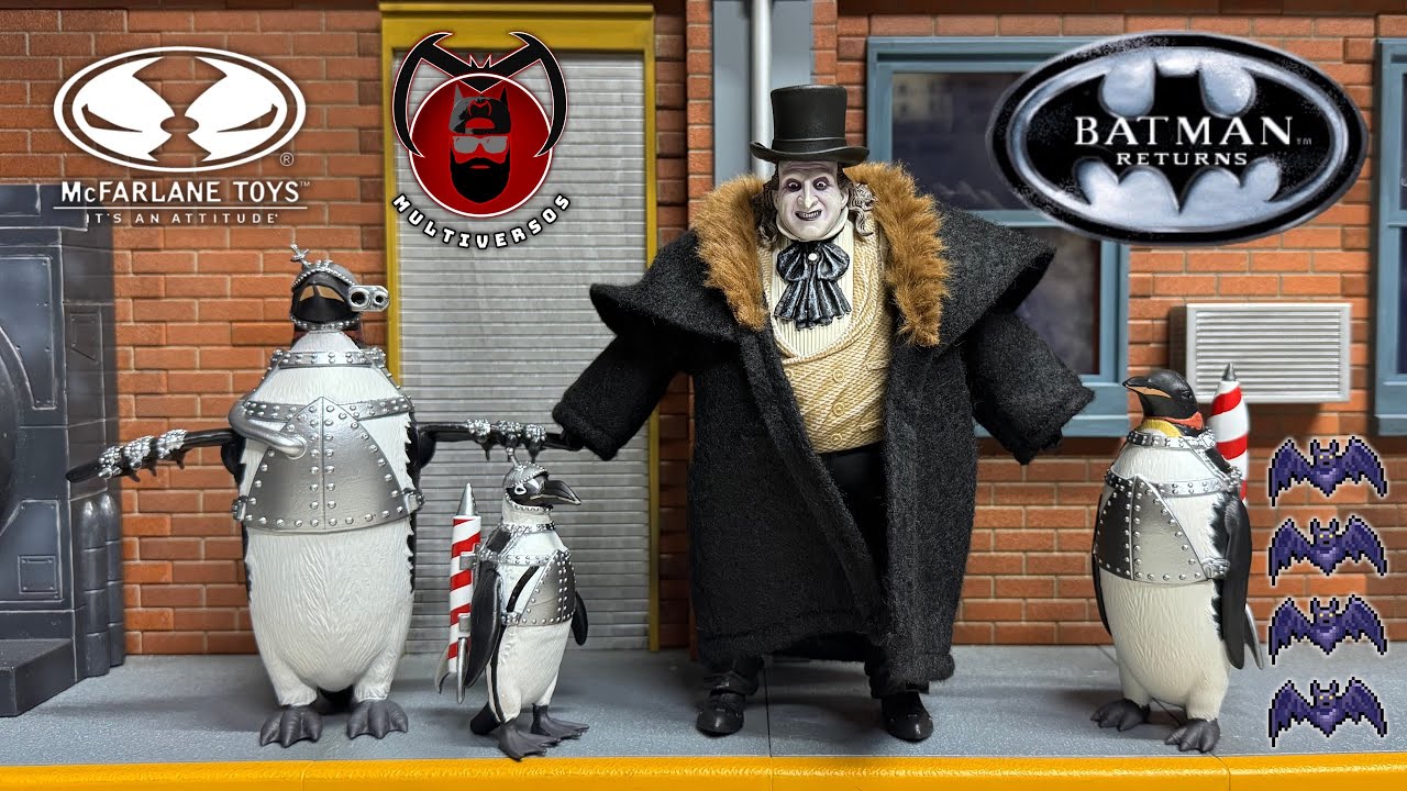 Unboxing y revisión Commando Penguins Batman Returns 1992 McFarlane Toys Deluxe Theatrical Edition 