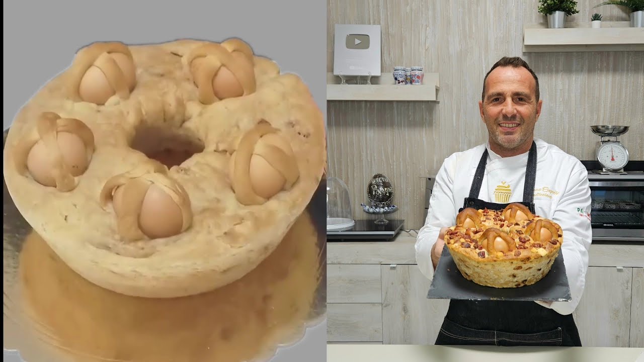 CASATIELLO NAPOLETANO FATTO IN CASA A MANO.Ricetta originale napoletana.Corso di rosticceria