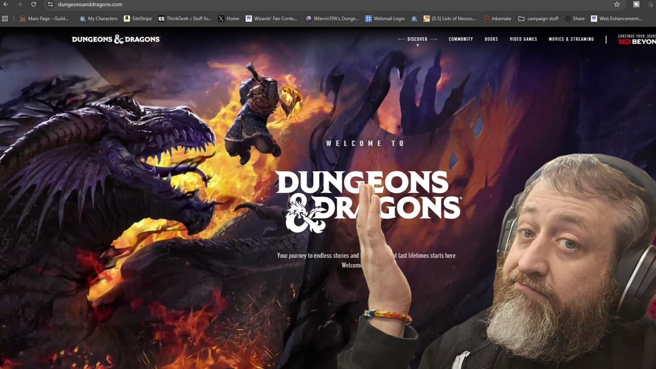Новый сайт DungeonsandDragons.com? | Погружение в мир гиков