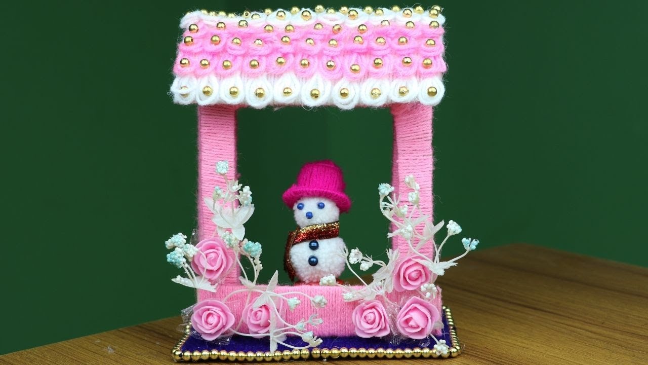 Amazing Woolen Showpiece Making Ideas For Home Decor - Home Decorating Ideas - DIY arts and crafts
