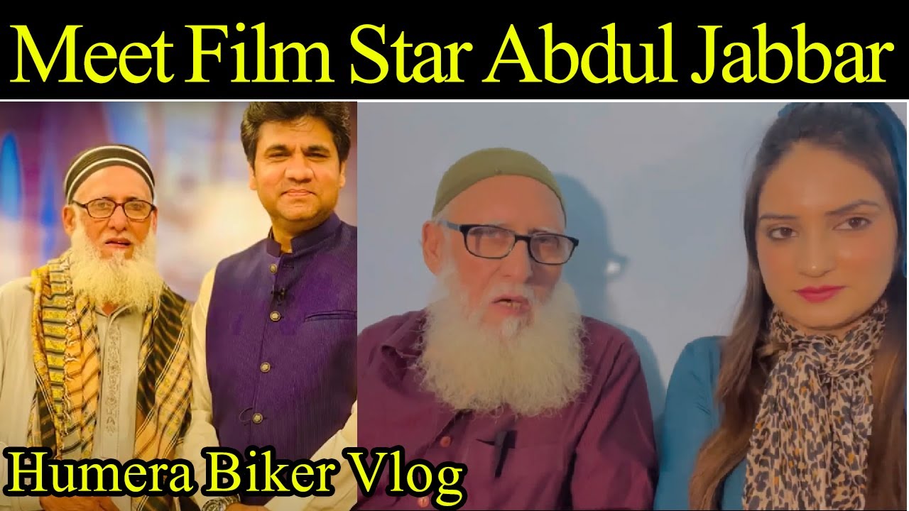 Great Meet up with Film Star Mirza Abdul Jabbar | Humera Biker