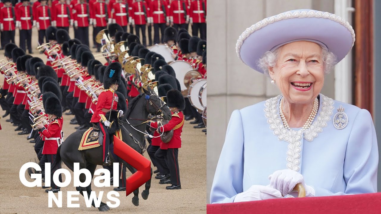 Queen's Platinum Jubilee: Trooping the Colour parade, military pageant to Buckingham Palace | FULL