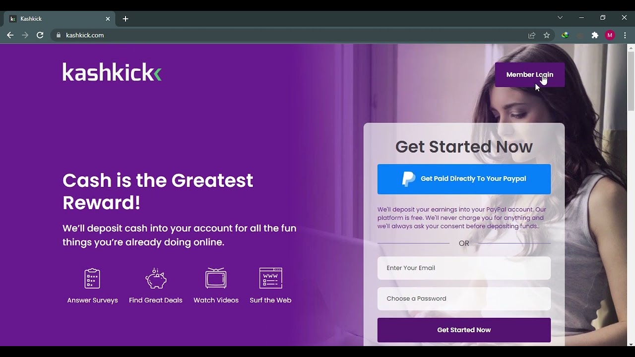 How To Money On Kash kick Website And How To Dithdraw Easy Method