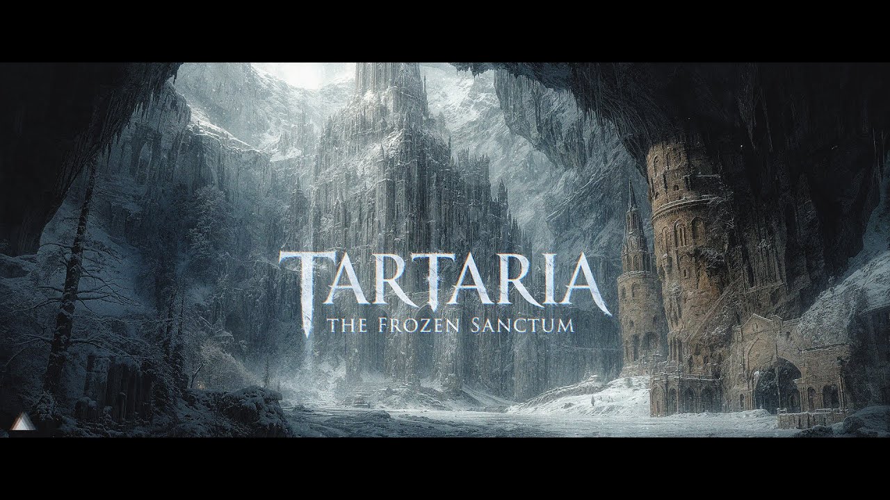 Cold Winter Fantasy Ambience - The Frozen Sanctum Of Tartaria | 2K • 4 Hours ❄️
