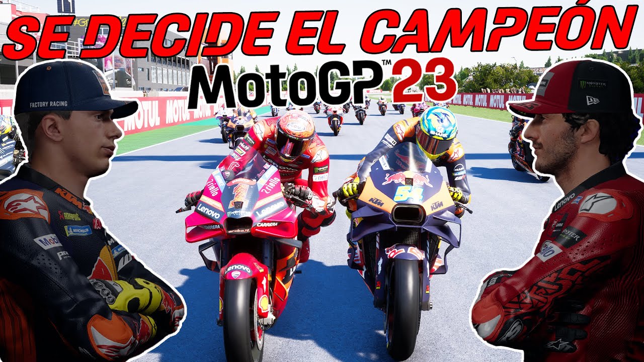 🔥 MOTOGP 23 LA BATALLA FINAL SE DECIDE EL CAMPEÓN | EXTREMO TRAYECTORIA PILOTO #23 🔥