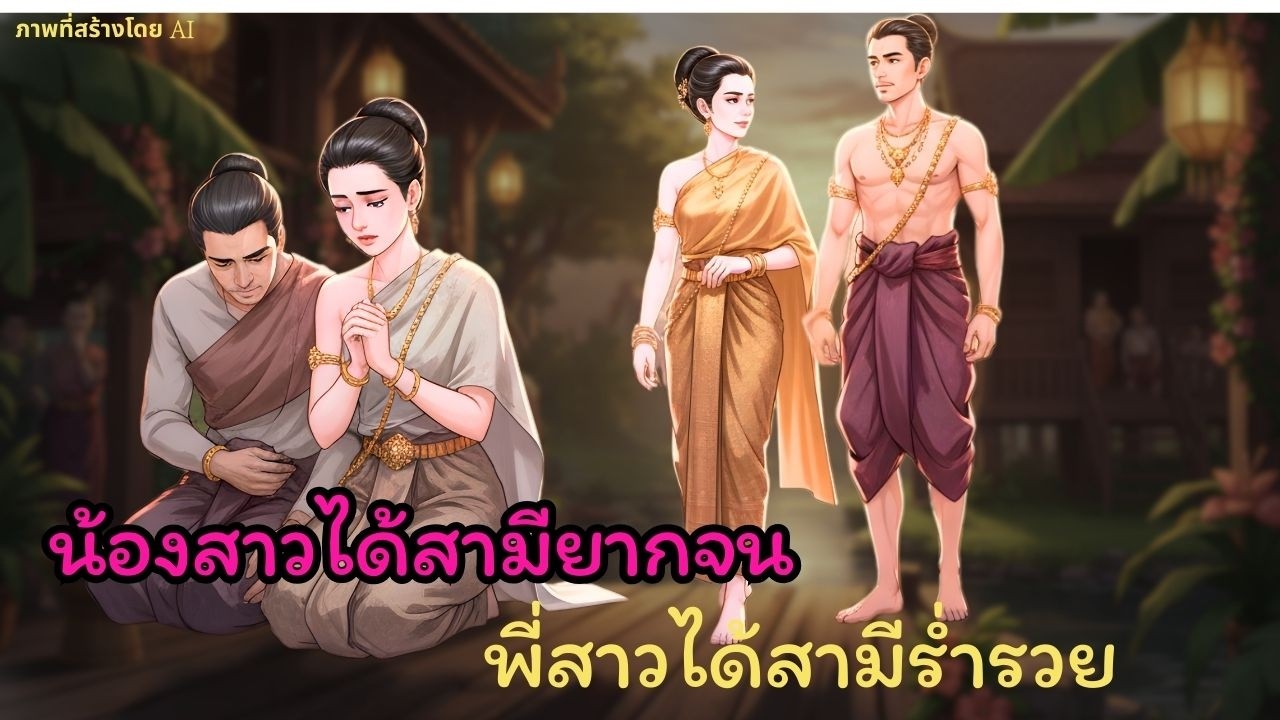 [นิทานพื้นบ้าน]พี่สาวบังคับสลับเจ้าบ่าว คืนเข้าหอสามีจนเผยตัวจริง