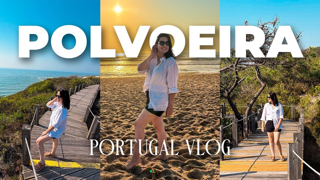 Praia da Polvoeira - Alcobaça, Leiria - Desbravando Portugal gastando pouco