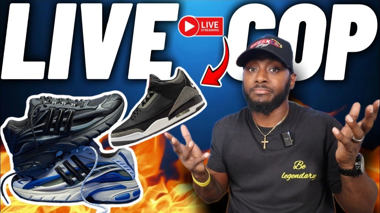 LIVE COP 🔴 Adidas Jellyfish Pharrell 🚨 Royal Blue & Carbon Black | AJ3 x Levi 