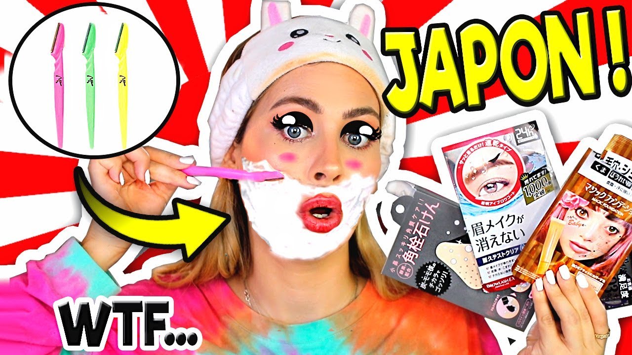 PROBANDO LOS PRODUCTOS MÁS FAMOSOS DE JAPÓN 🇯🇵 😱 ME RASURO LA CARA POR PRIMERA VEZ!
