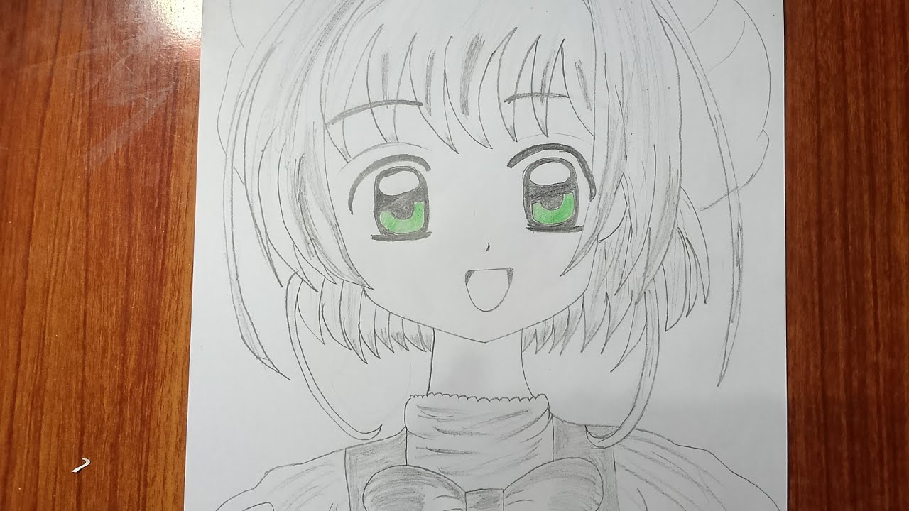 How to Draw Sakura | Cardcaptor Sakura Pencil Drawing