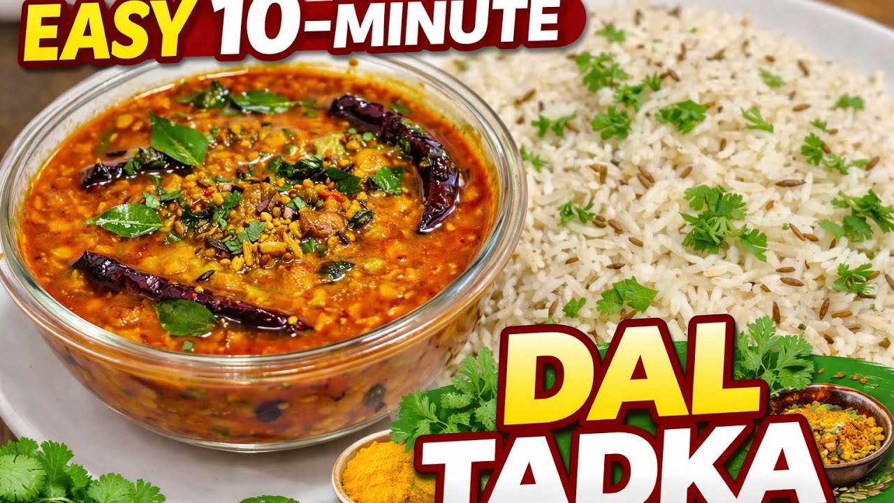 Dhaba Style Moong Dal Tadka in Just 10 Minutes | Easy Home Recipe #daltadka 