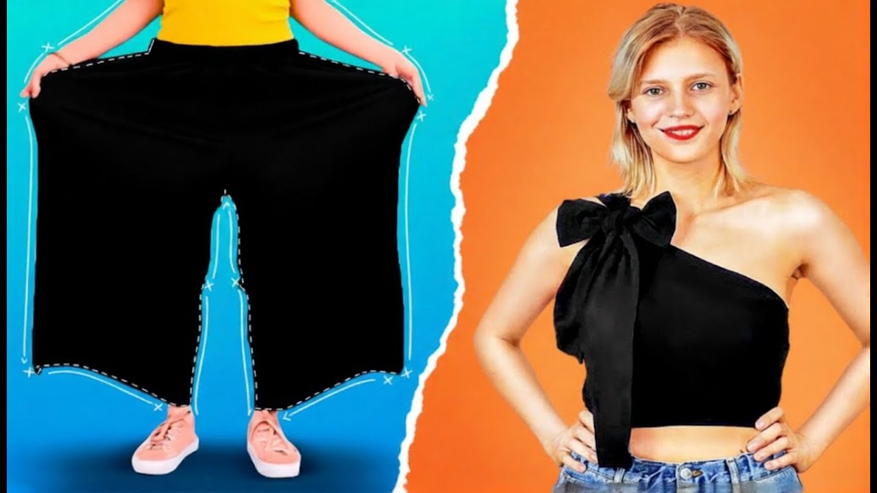 NEW 123GO! BLONDIE VS BRUNETTE FASHION HACKS || Clever DIY Clothes Fixes And Folding Ideas