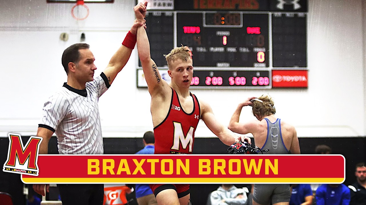 SENIOR HIGHLIGHTS: 133 LBS Braxton Brown | Maryland Wrestling