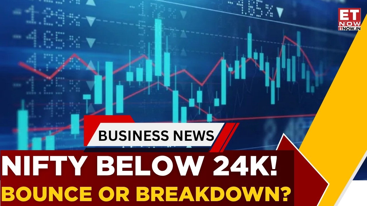 Nifty под давлением! Стоит ли инвесторам беспокоиться после падения ниже 24 000? | Деловые новост...
