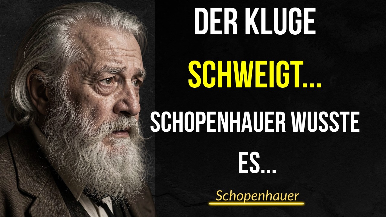 Schopenhauers zeitlose Wahrheit: Warum weise Menschen niemals streiten