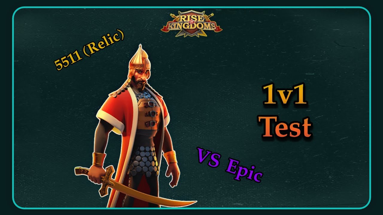 Mehmed II (Relic) VS Epic Commanders - Rise of Kingdoms