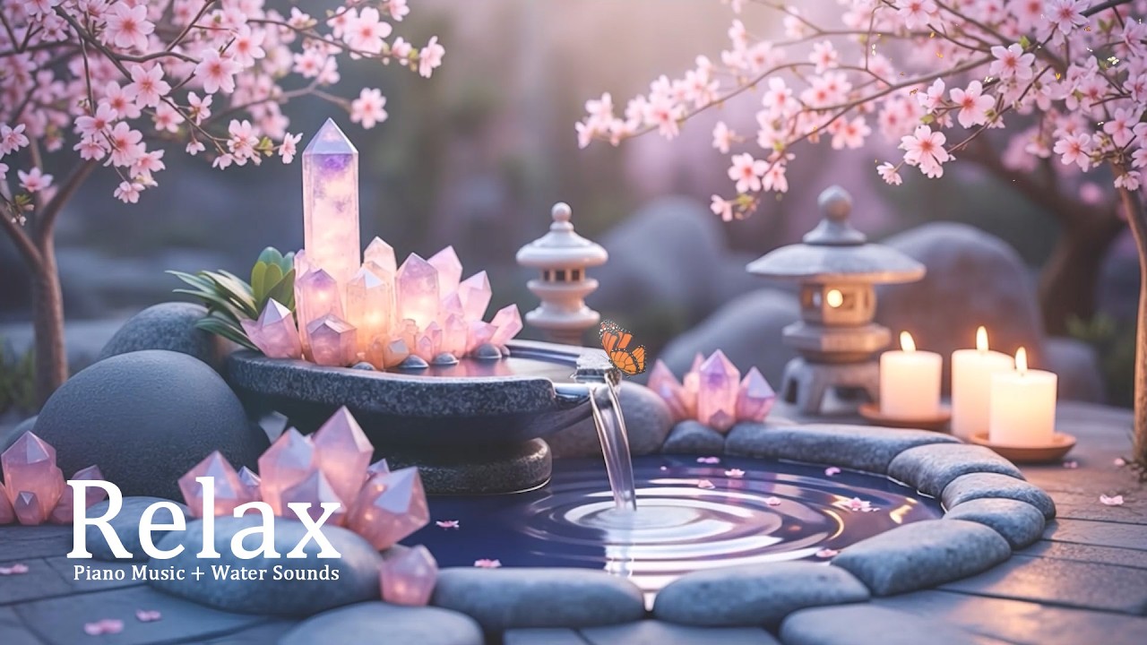 Relaxing Piano Music with Flowing Water Sounds &ndash; Deep Relaxation and Inner Peace
