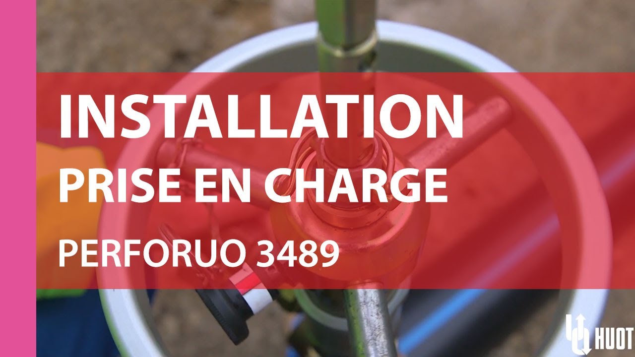 Percement en charge DN32 avec PERFORUO 3489 sur tubes plastiques