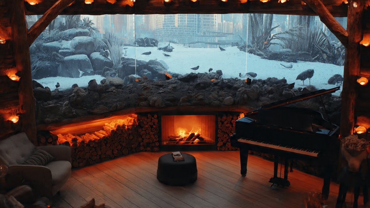 Cozy Piano Instrumental ❄️ Soft & Warm Music for Deep Sleep and Relaxation
