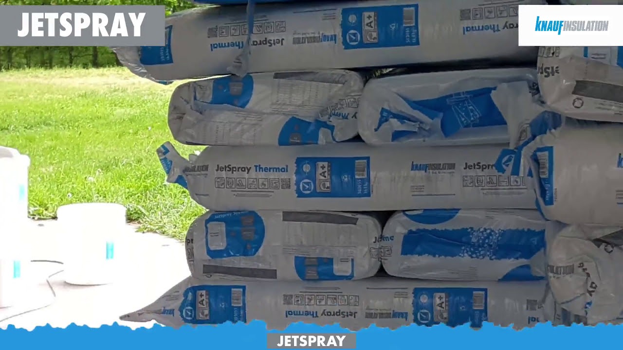 Laine à floquer Jetspray | Knauf Insulation