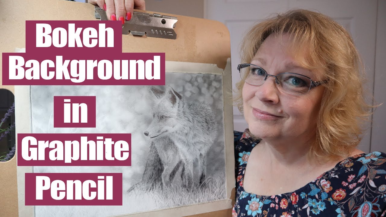 TUTORIAL: How to Create a Bokeh Blurred Background in Graphite Pencil