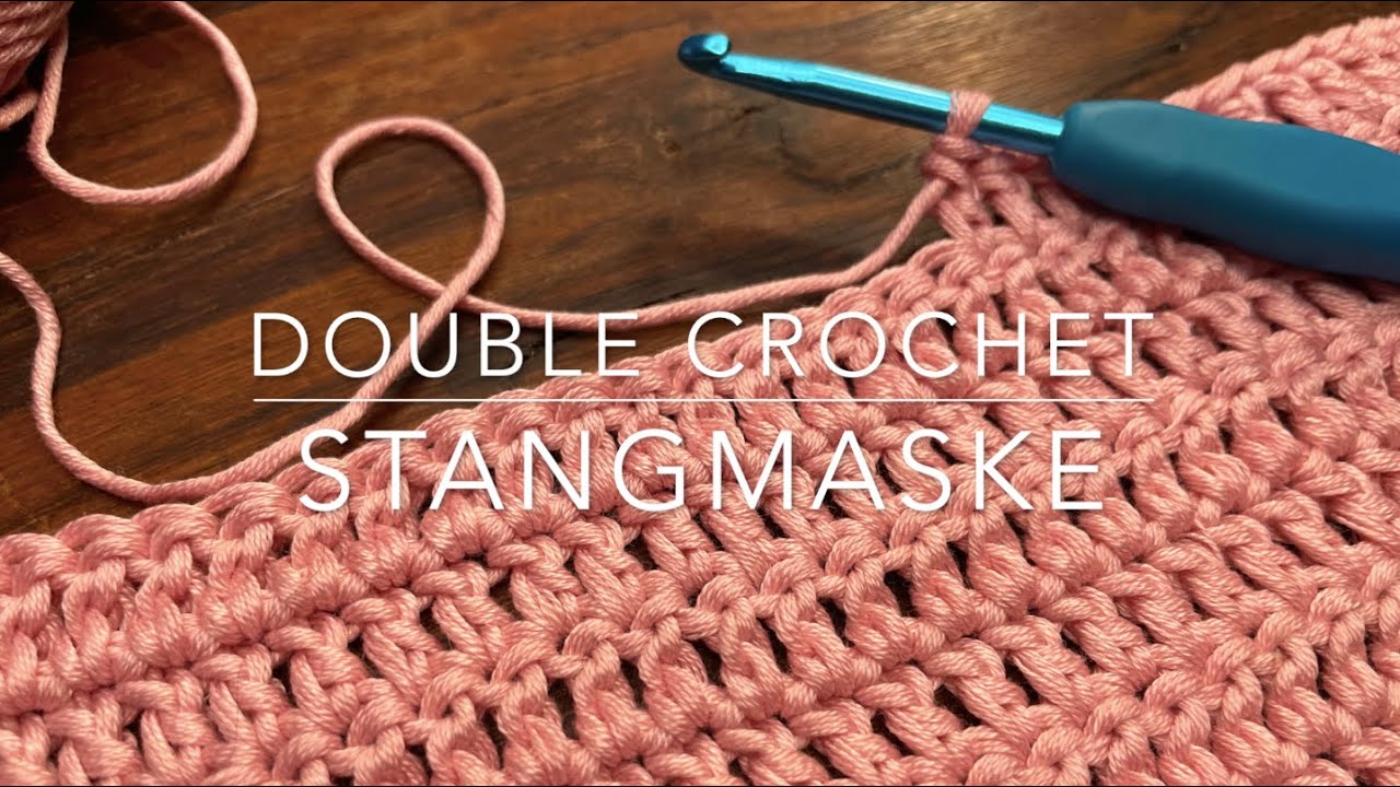 Lær at hækle stangmasker 🧶 Learn Single Crochet 🧶 Slow and Easy Crochet Tutorial for Beginners