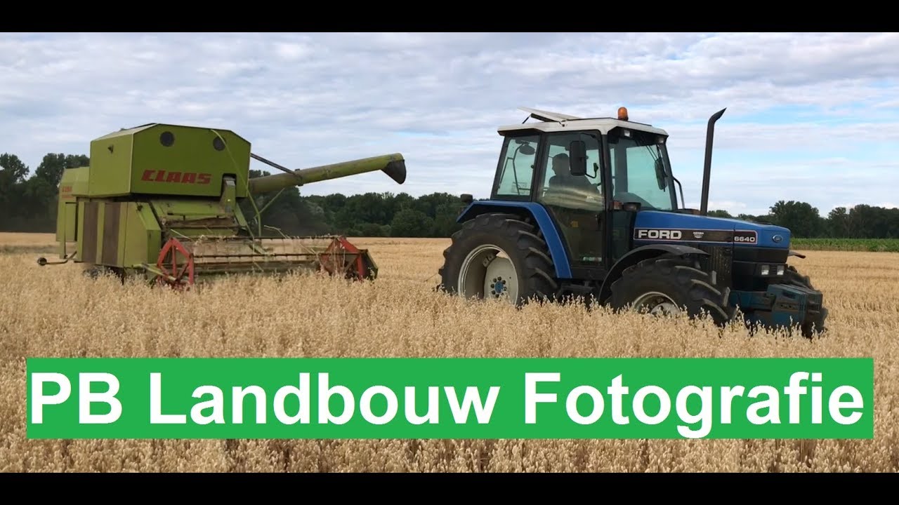 Graan oogst 2018 | Claas Garant | Ford 6640 | Getreide ernte