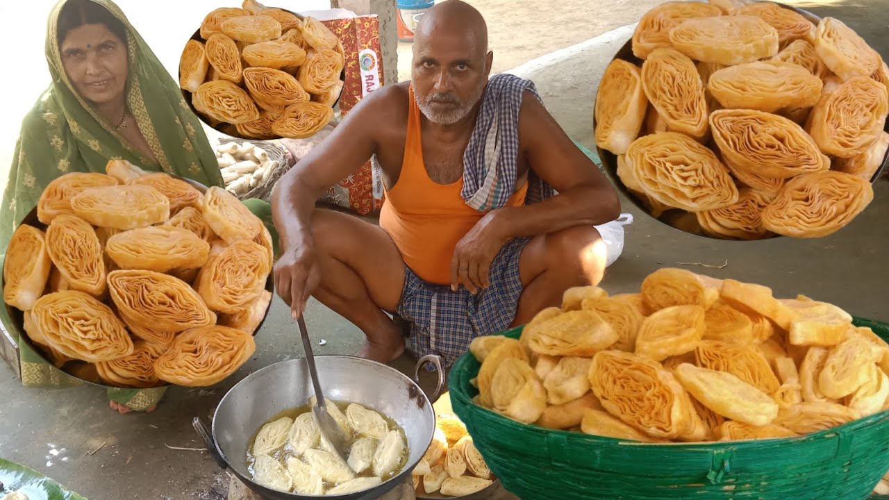हलवाई से खाजा मिठाई बनाना सिखे Step-by-Step🥰🤗 | Khaja mithai kaise banta hai in hindi||
