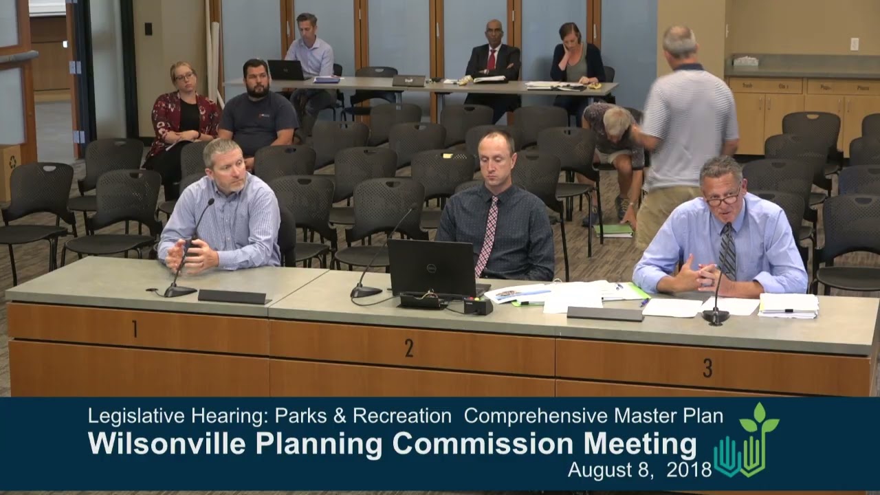 Planning Commission Meeting August 8, 2018