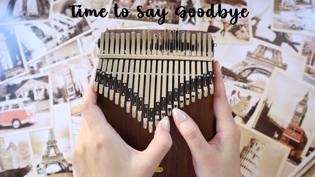 Time to Say Goodbye (Con te partirò) - Andrea Bocelli, Sarah Brightman (21-key kalimba cover & tabs)